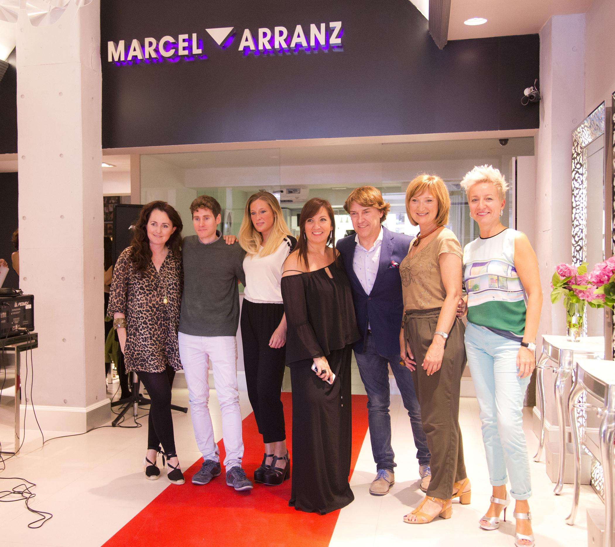 Ander Aldekoa junto al resto de miembros del jurado de Marcel Arranz