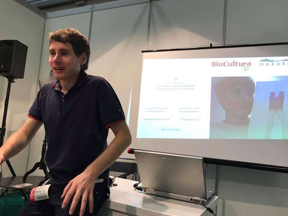 Charla de Ander Aldekoa en Bio Cultura de Bilbao